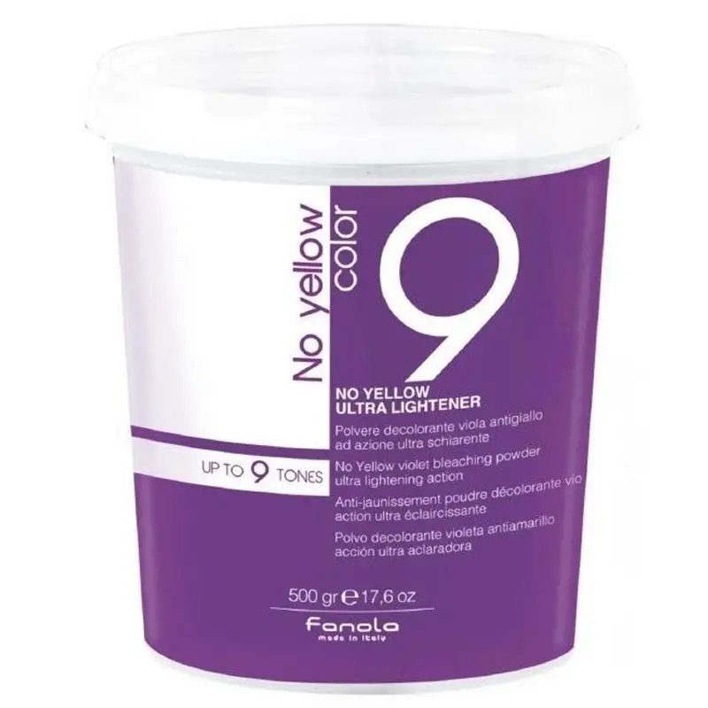 FANOLA Polvere Decolorante Violet Antigiallo Ultra Schiarente 9 Toni 500g