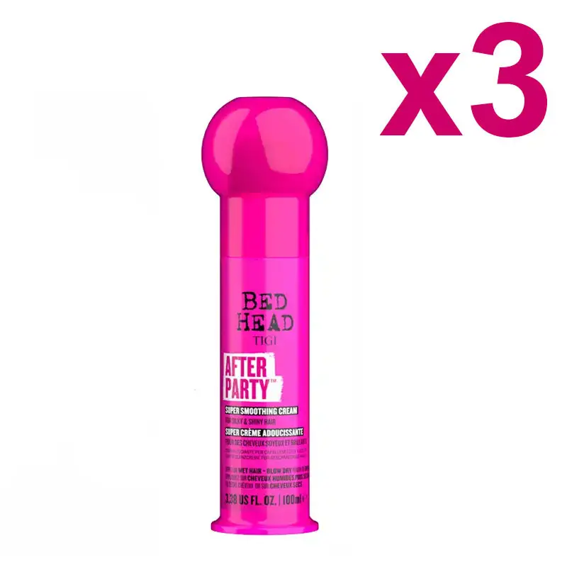 TIGI Kit Bed Head After Party Smoothing Cream 3 Pezzi x 100ml