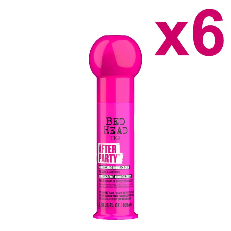 TIGI Kit Bed Head After Party Smoothing Cream 6 Pezzi x 100ml