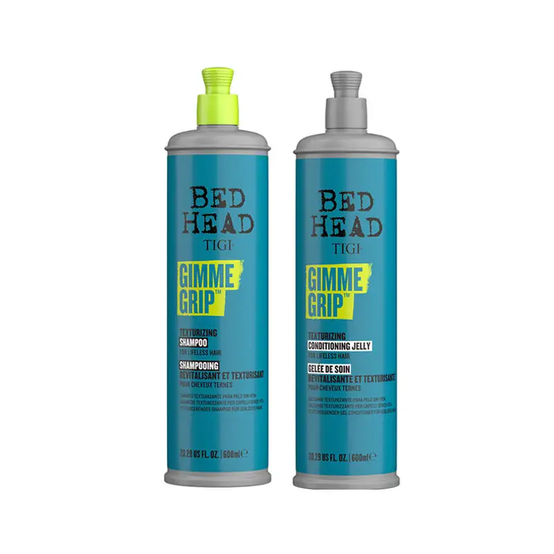TIGI Kit Bed Head Gimme Grip Shampoo 600ml + Conditioning Jelly 600ml