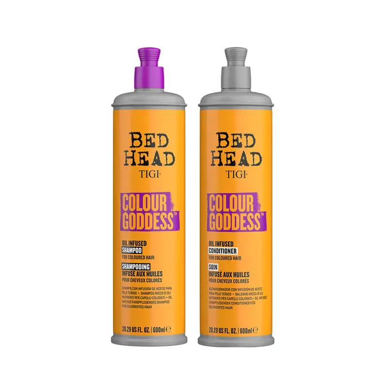 TIGI Kit Bed Head Colour Goddes Oil Infused Shampoo 600ml + Conditioner 600ml