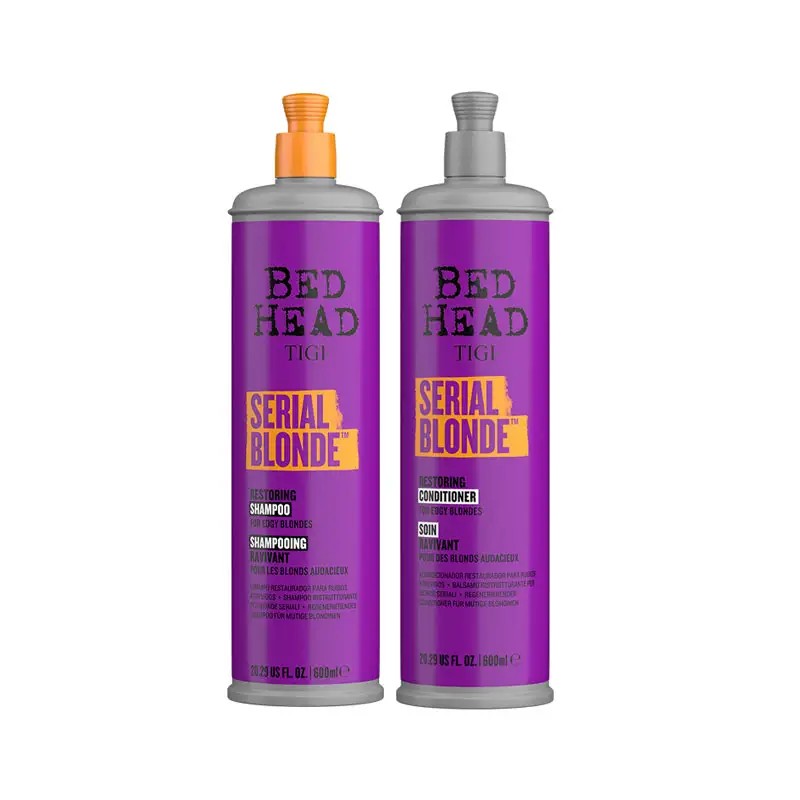 TIGI Kit Bed Head Serial Blonde Restoring Shampoo 600ml + Conditioner 600ml