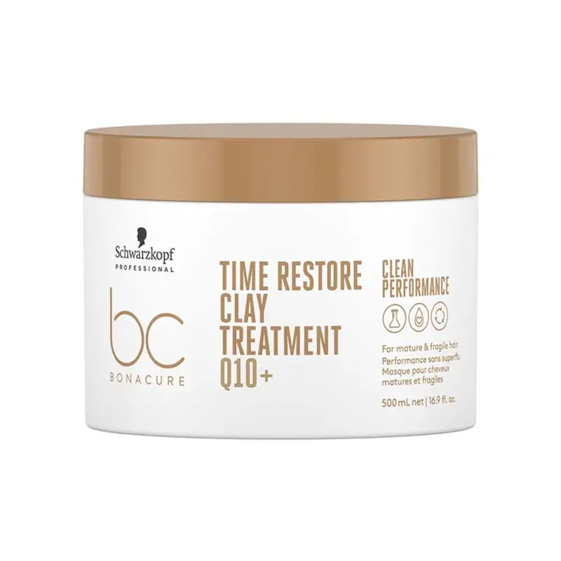 SCHWARZKOPF BC Bonacure Time Restore Clay Treatment Q10+ 500ml