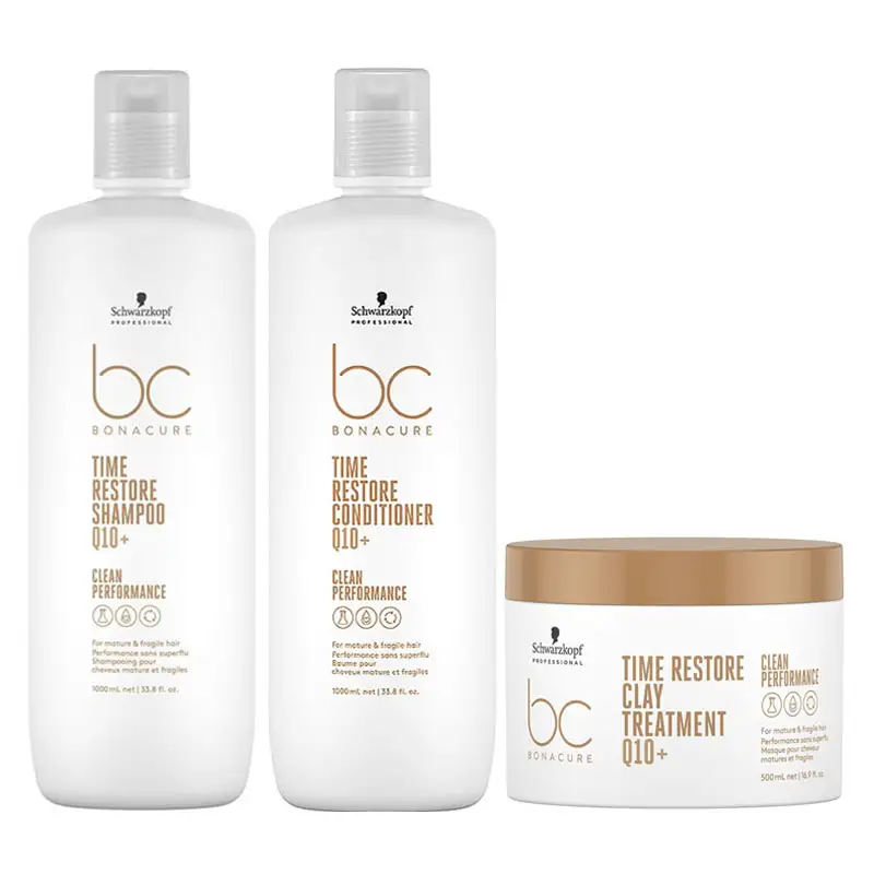 SCHWARZKOPF Kit BC Bonacure Time Retsore Shampoo + Conditioner 1000ml + Mask 500ml