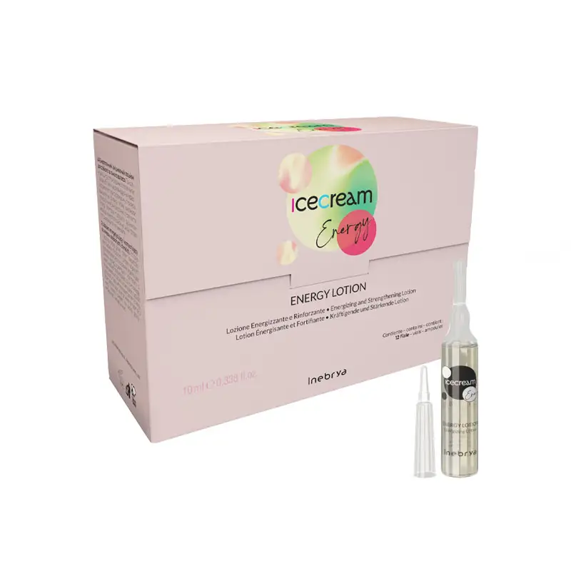 INEBRYA Ice Cream Energy Lotion vials 12x10ml