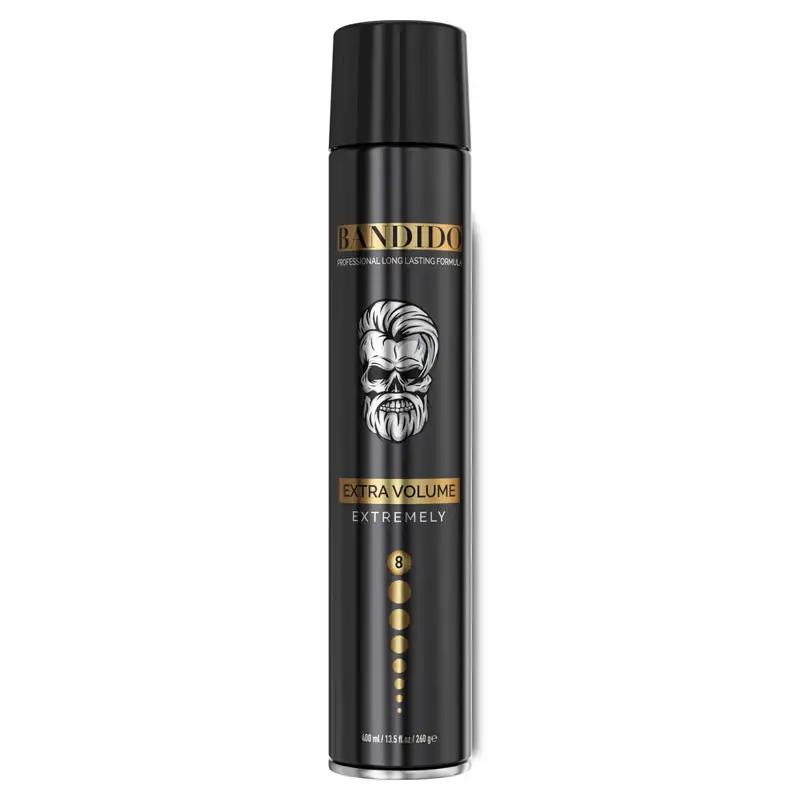 BANDIDO Extra Volume Extremely Black Hair Spray 400ml