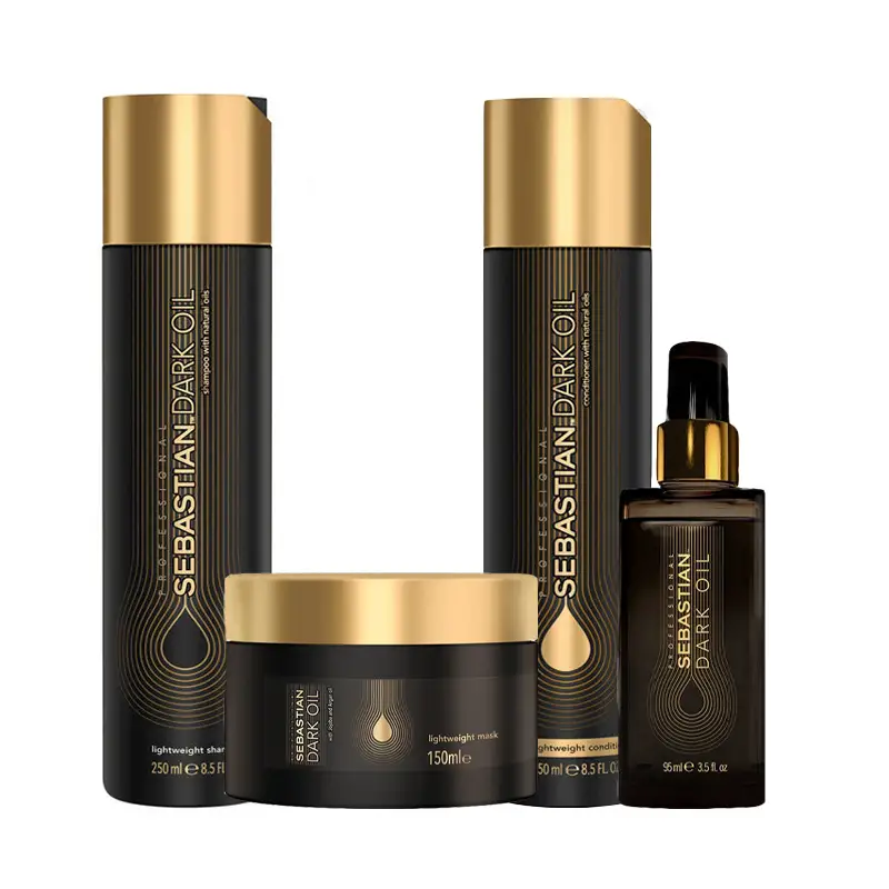 SEBASTIAN Kit Dark Oil Shampoo 250ml + Mask 150ml +  Conditioner 250ml + Oil 95ml