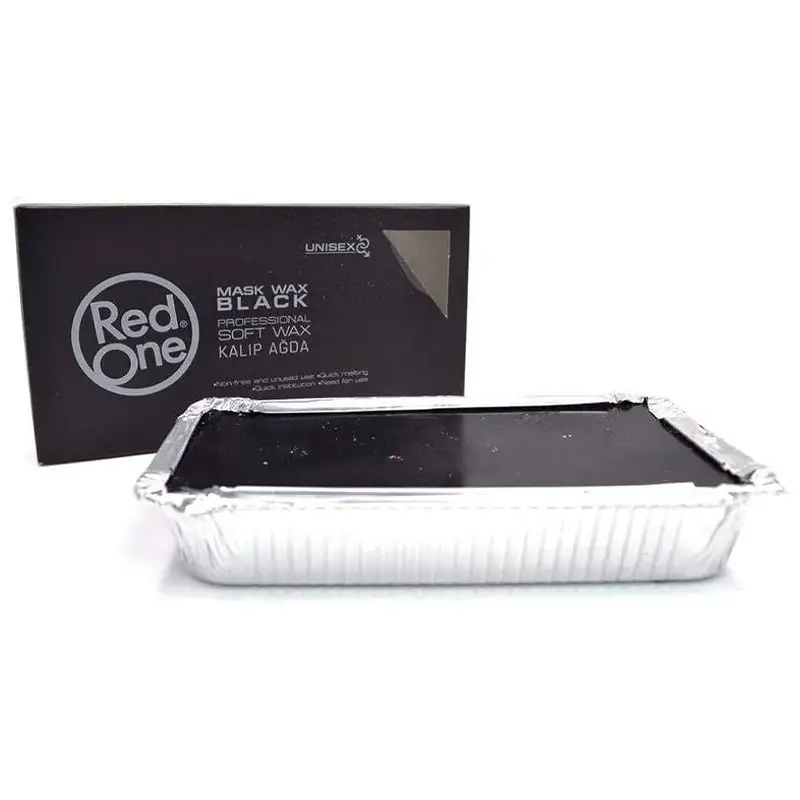 RED ONE Depilatory Wax Black Professional Hard Wax 500g
