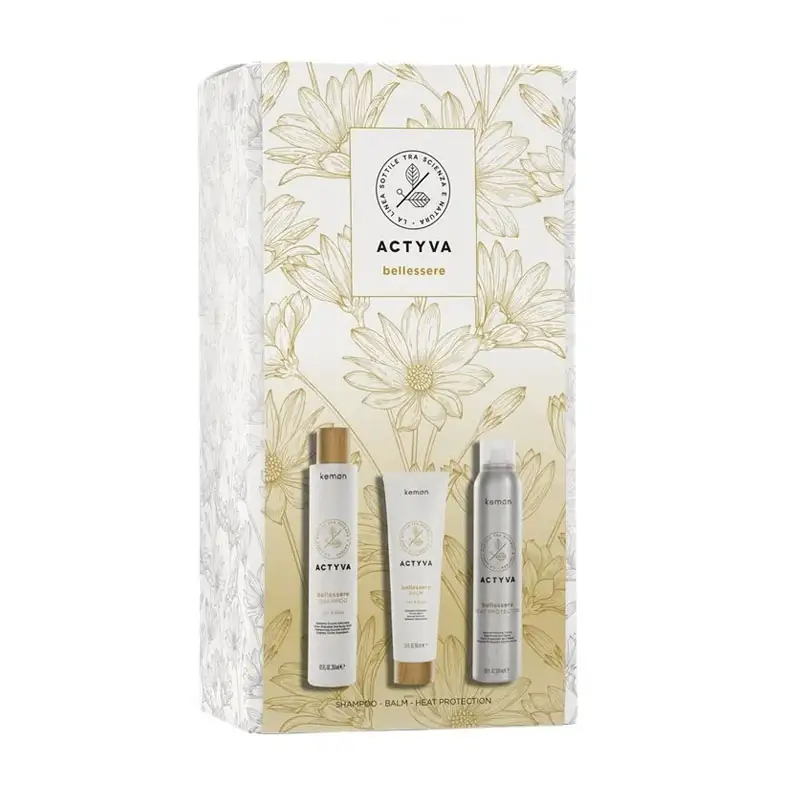 KEMON Set Actyva Bellessere Shampoo 250ml + Conditioner 150ml + Heat Protection 150ml