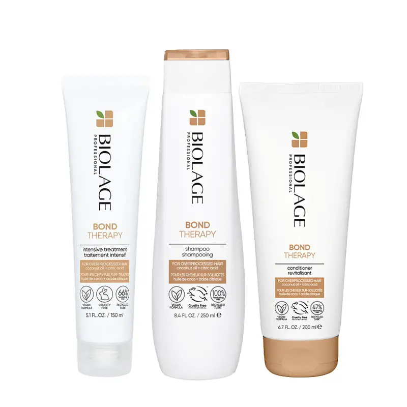BIOLAGE Kit Bond Therapy Smoothing Treatment 150ml + Shampoo 250ml + Conditioner 200ml