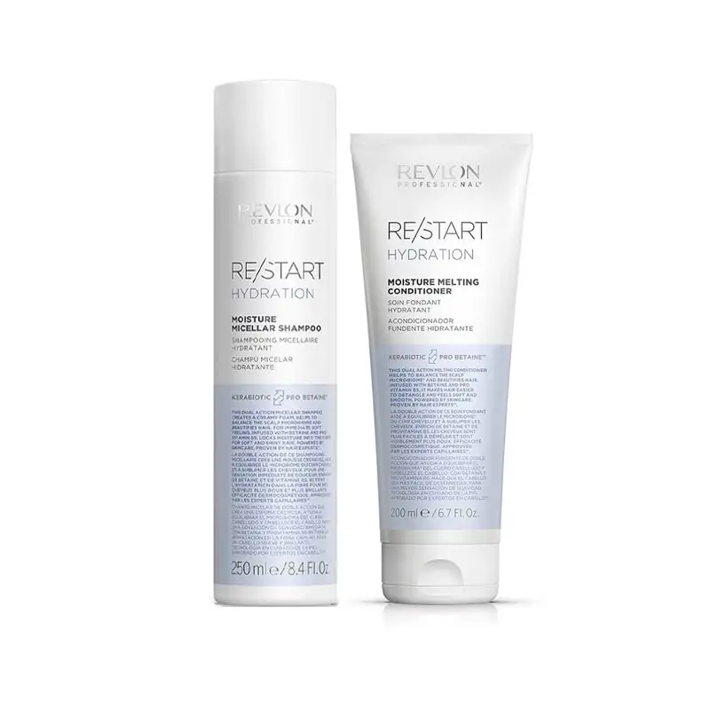 REVLON PROFESSIONAL Kit Restart Hydration Miccelar Shampoo 250ml + Conditioner 200ml