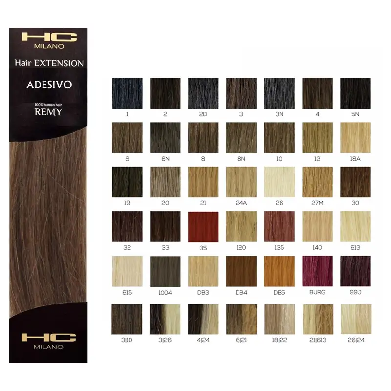 HC MILANO Extension Remy Adesivo Lunghezza 50-55cm