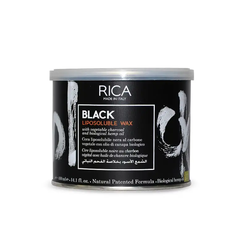 RICA Cera Liposolubile Black Al Carbone Vegetale 400ml