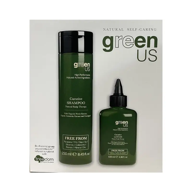 GENUS Set GreenUs Curative Shampoo 250ml + Lotion 100ml
