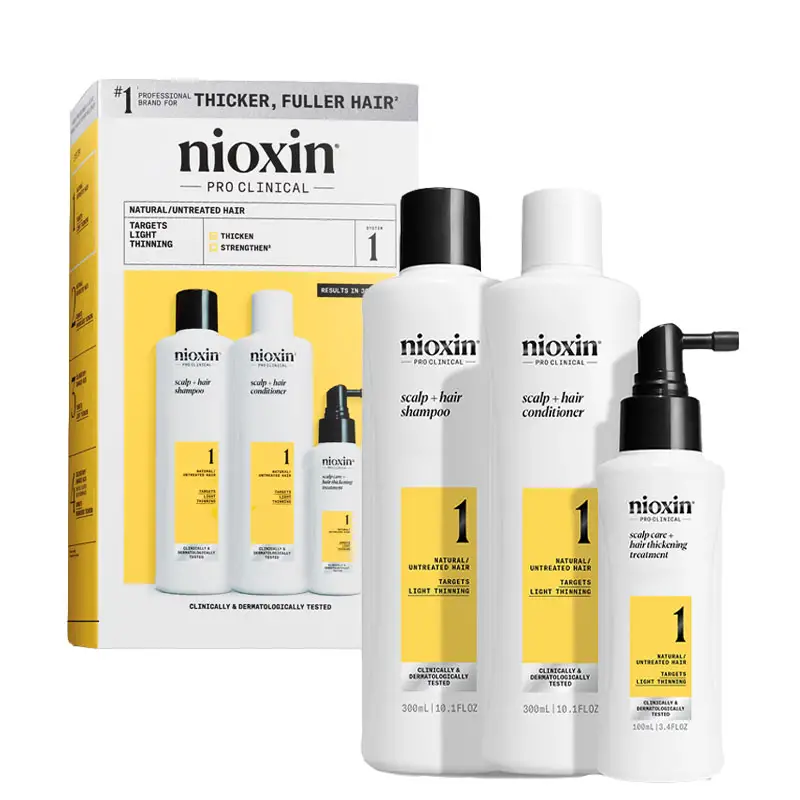 NIOXIN System Kit 1 Capelli Naturali Con Assottigliamento Lieve XXL