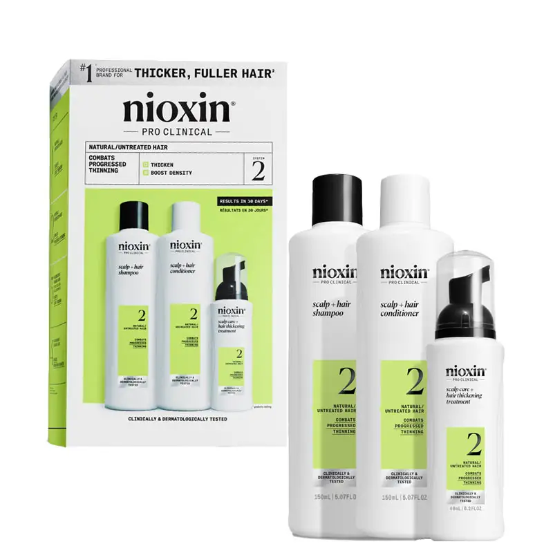 NIOXIN System Kit 2 Capelli Naturali Con Assottigliamento Avanzato Small