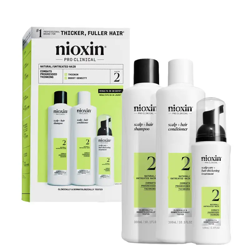 NIOXIN System Kit 2 Capelli Naturali Con Assottigliamento Avanzanto