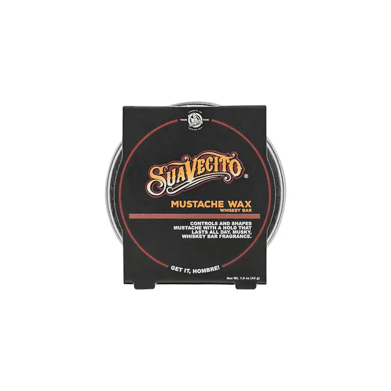 SUAVECITO Mustache Wax Whiskey Bar 42g