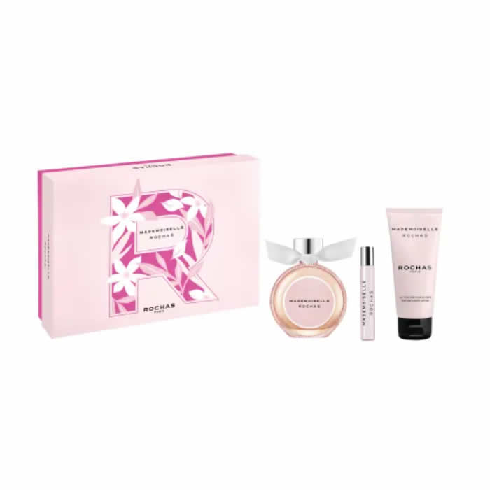 Rochas Mademoiselle Rochas Eau De Parfum Spray 90ml Set 3 Parti