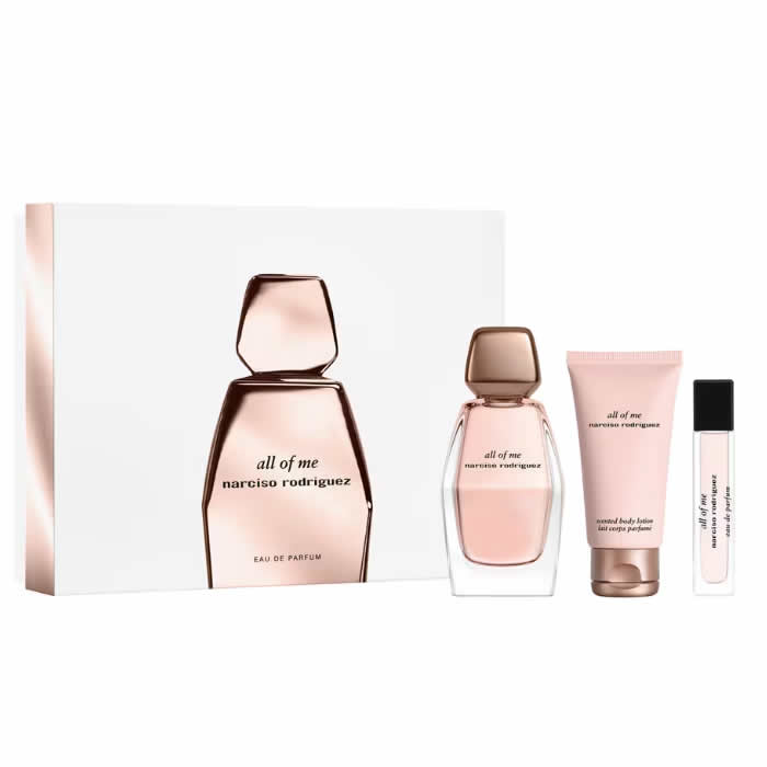 Narciso Rodriguez All Of Me Eau De Parfum Spray 90ml Set 3 Parti