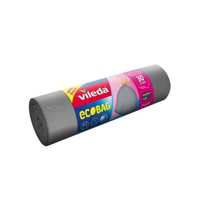 Vileda Self-closing Trash Bag 30 Litres 15 Units