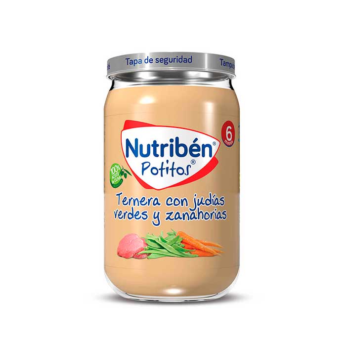 Nutribén Manzo con Fagiolini e Carote 235g 