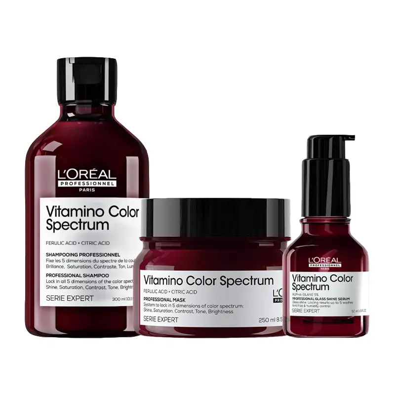 L'OREAL Kit Serie Expert Vitamino Color Spectrum Shampoo 300ml + Mask 250ml + Serum 50ml