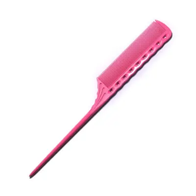 Y.S. PARK Pettine A Coda Denti Fitti YS-115 ROSA 215mm