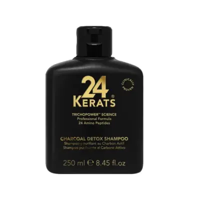 24 KERATS Charcoal Detox Shampoo 250ml