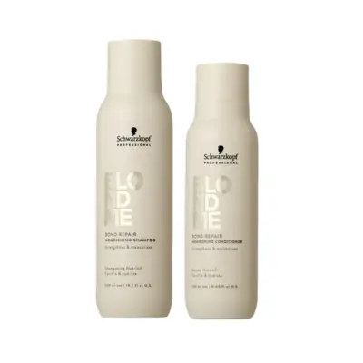 SCHWARZKOPF Kit BlondMe Bond Repair Nourishing Shampoo 300ml + Conditioner 250ml