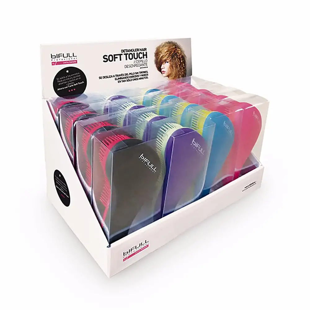 BiFULL Espositore Spazzola Scioglinodi Hair Soft Touch x 16pz