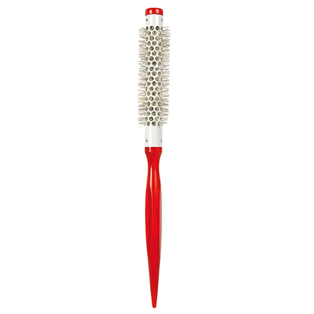 BiFULL Spazzola Termica Coda Fina Legno Rosso Ø16