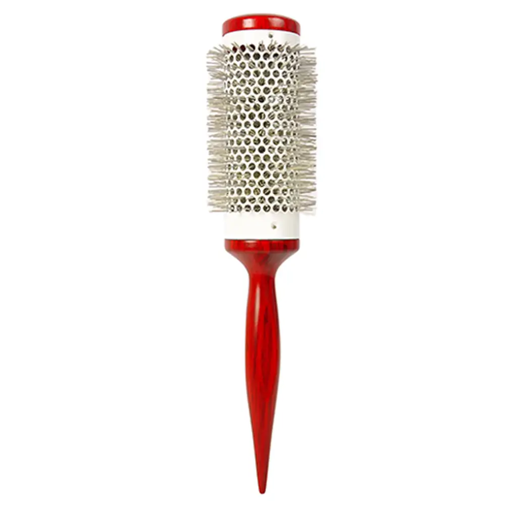 BiFULL Spazzola Termica Coda Fina Legno Rosso Ø42