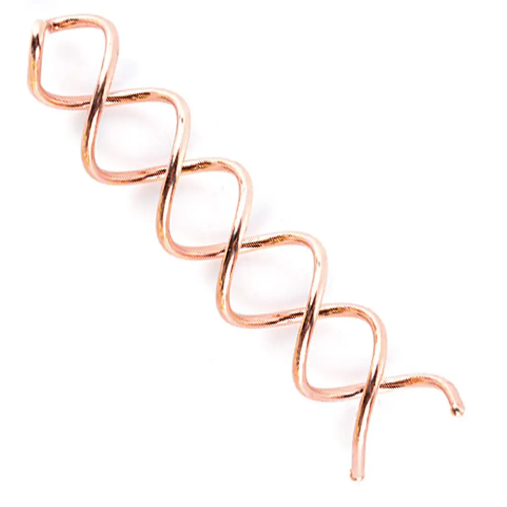 BiFULL Coiled Pin Braccialetto a Spirale Per Acconciature 6cm BRONZO