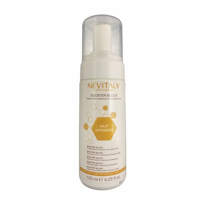 NEVITALY Acido Ialuronico Intensive Booster Block Mousse Ricostruzione Intensiva 125ml