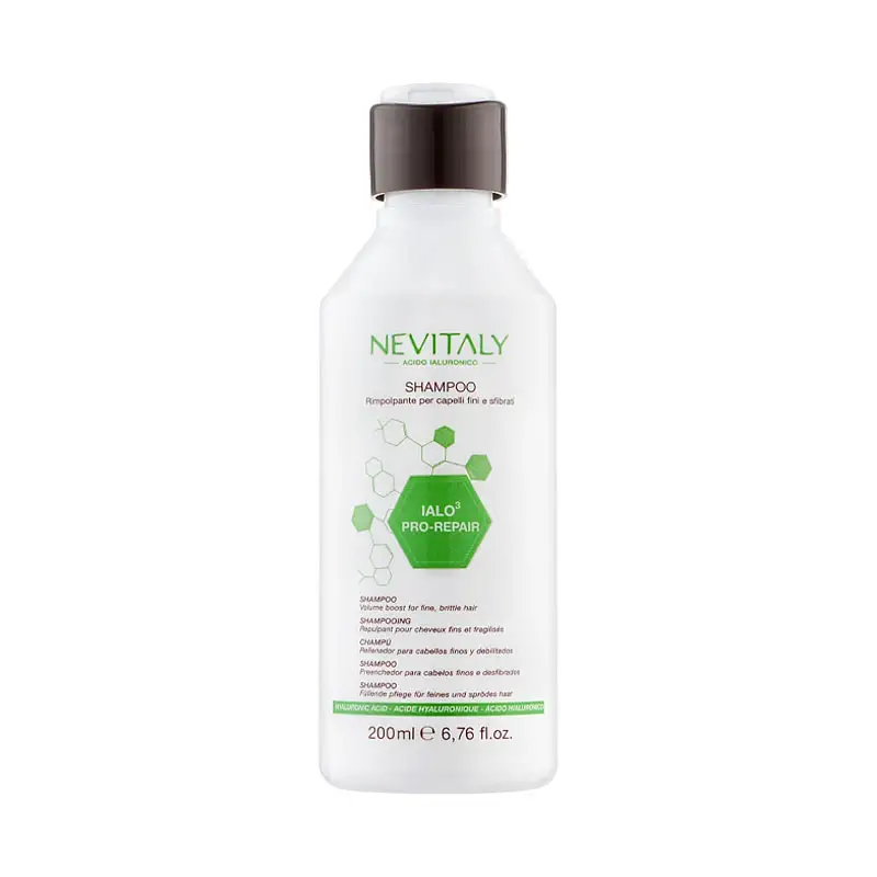 NEVITALY Acido Ialuronico Pro-Repair Shampoo Capelli Fini e Sfibrati 200ml