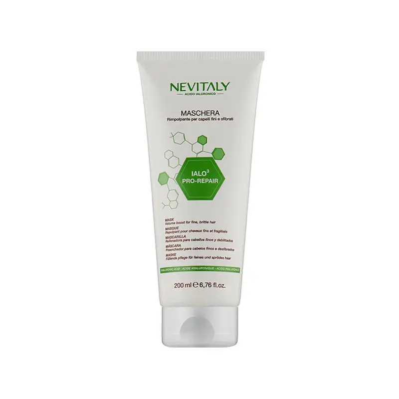 NEVITALY Acido Ialuronico Pro-Repair Maschera Capelli Fini e Sfibrati 200ml