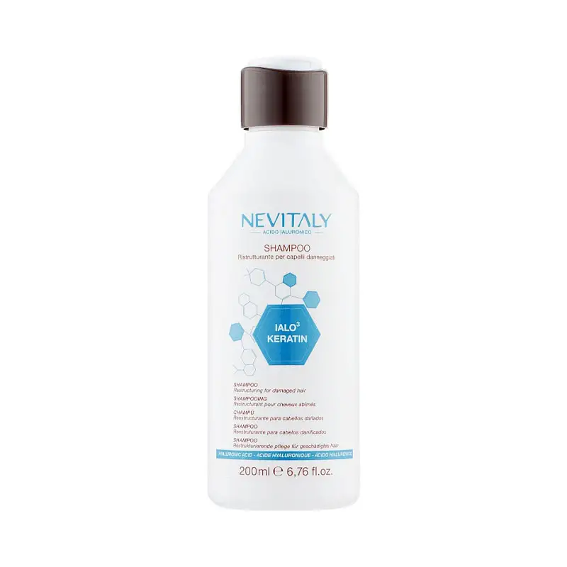 NEVITALY Acido Ialuronico Keratin Shampoo Capelli Danneggiati 200ml