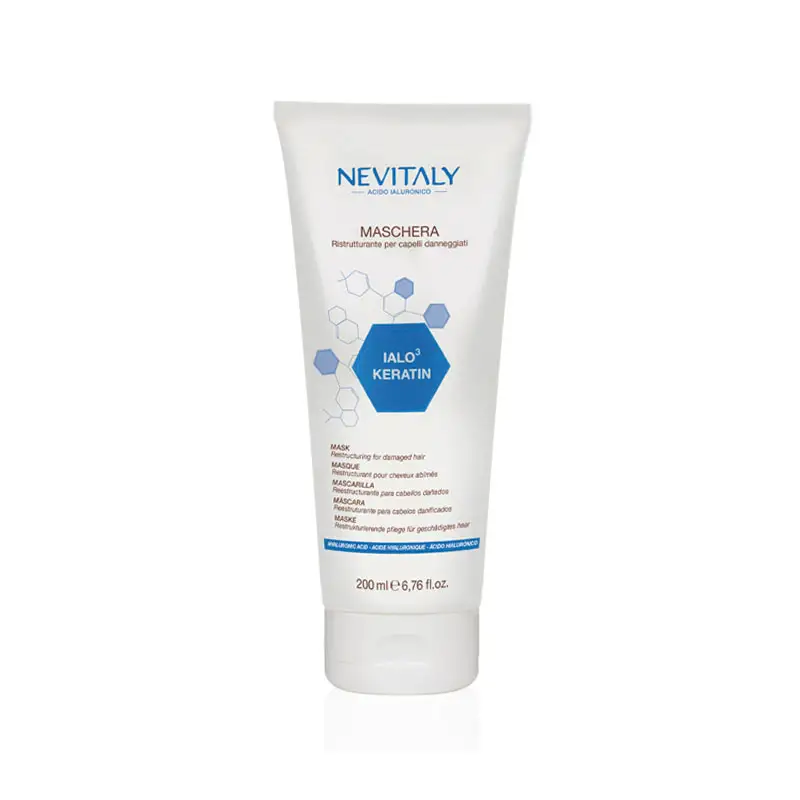 NEVITALY Acido Ialuronico Keratin Maschera Capelli Danneggiati 200ml