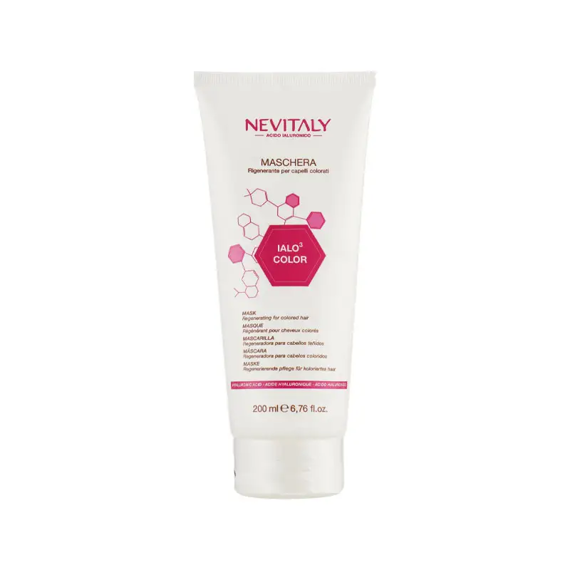 NEVITALY Acido Ialuronico Color Maschera Capelli Colorati 200ml
