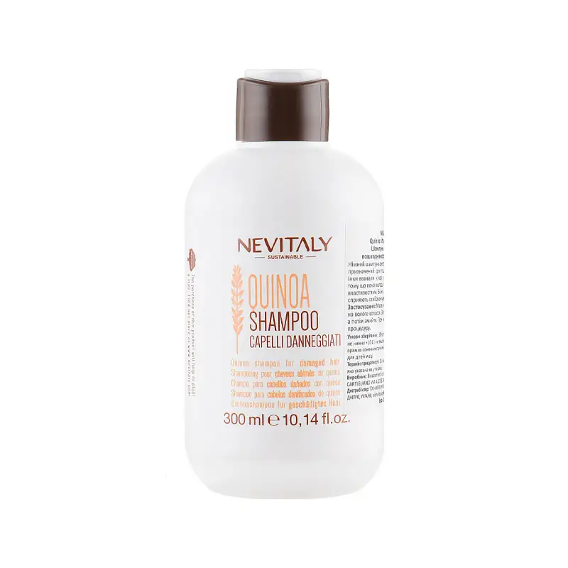 NEVITALY Sustainable Quinoa Shampoo Capelli Danneggiati 300ml