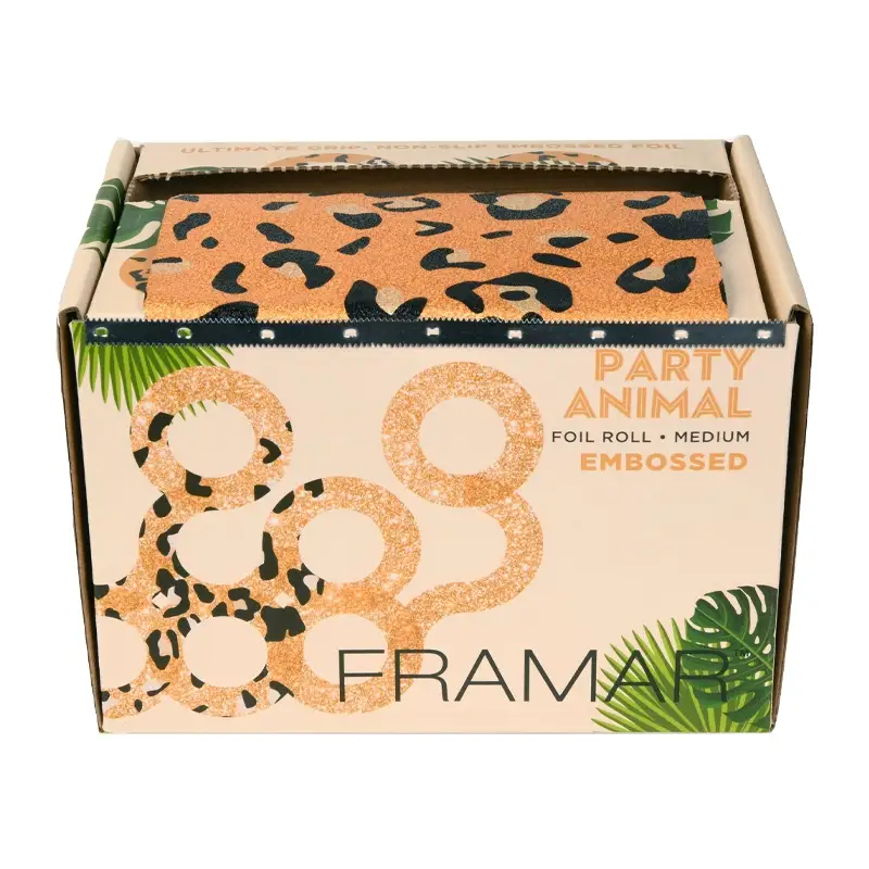 FRAMAR Party Animal Embossed Foil Roll Medium 97 5mt