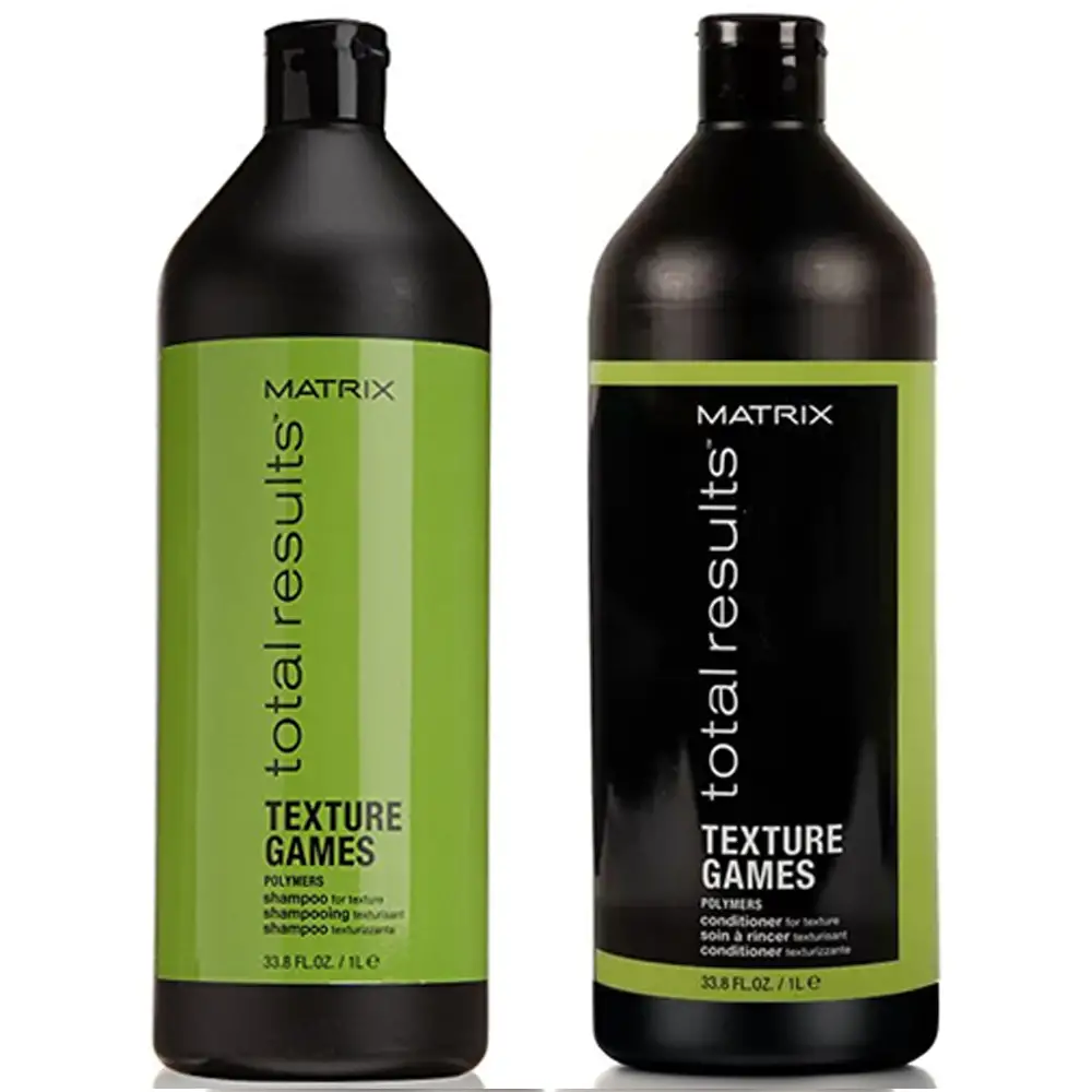 MATRIX Kit Total Results Texture Games Rock It Shampoo 1000ml + Balsamo 1000ml