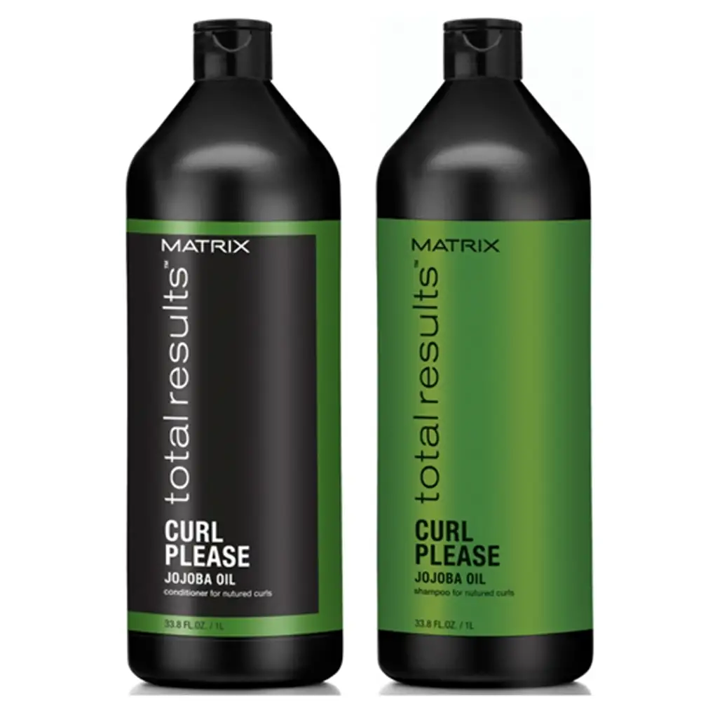 MATRIX Kit Total Results Curl Please Shampoo 1000ml + Balsamo 1000ml