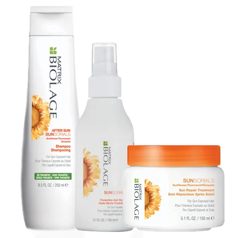 MATRIX Biolage Sunsorials Kit Mare Shampoo 250ml + Mask 150ml + Dry-Oil 150ml