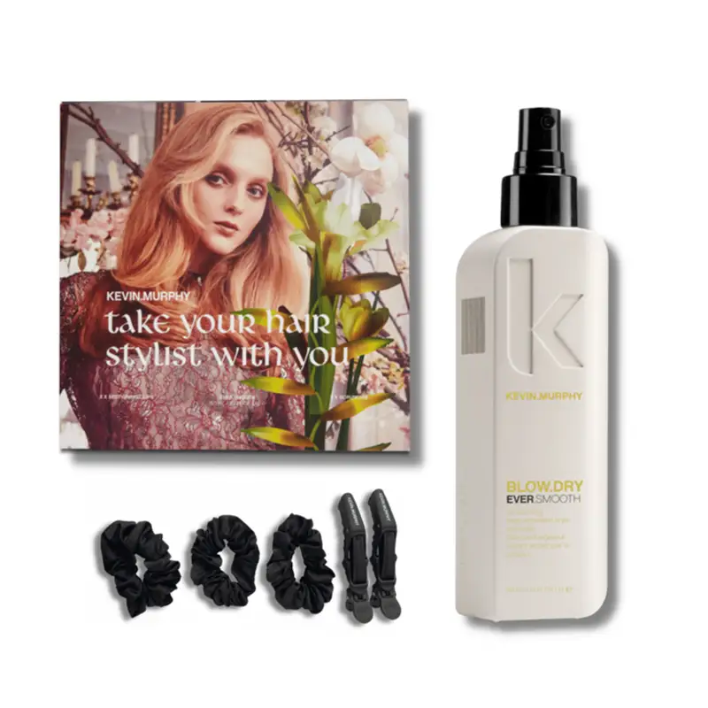 KEVIN MURPHY Kit 2 Fermagli 3 Elastici Per Capelli + Ever Smooth 150ml