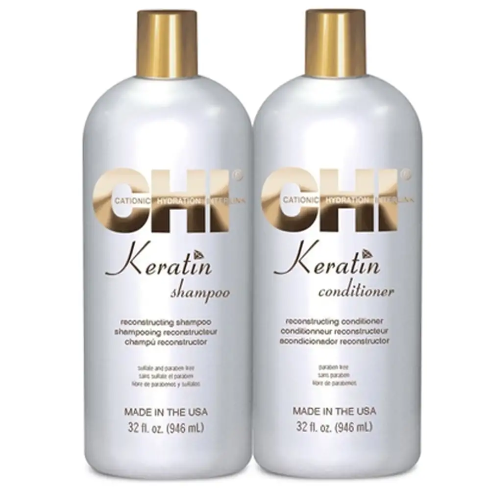 FAROUK Kit CHI Keratin Shampoo 739ml + Balsamo 739ml