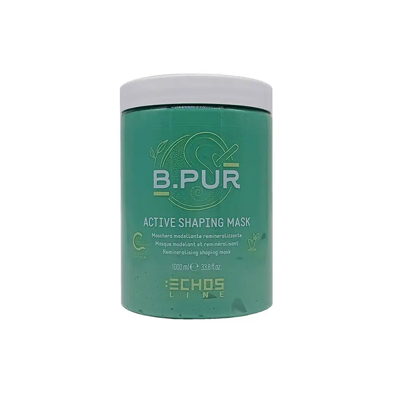 ECHOSLINE B.Pur Active Shaping Mask Vegan Maschera Modellante Remineralizzante 1000ml