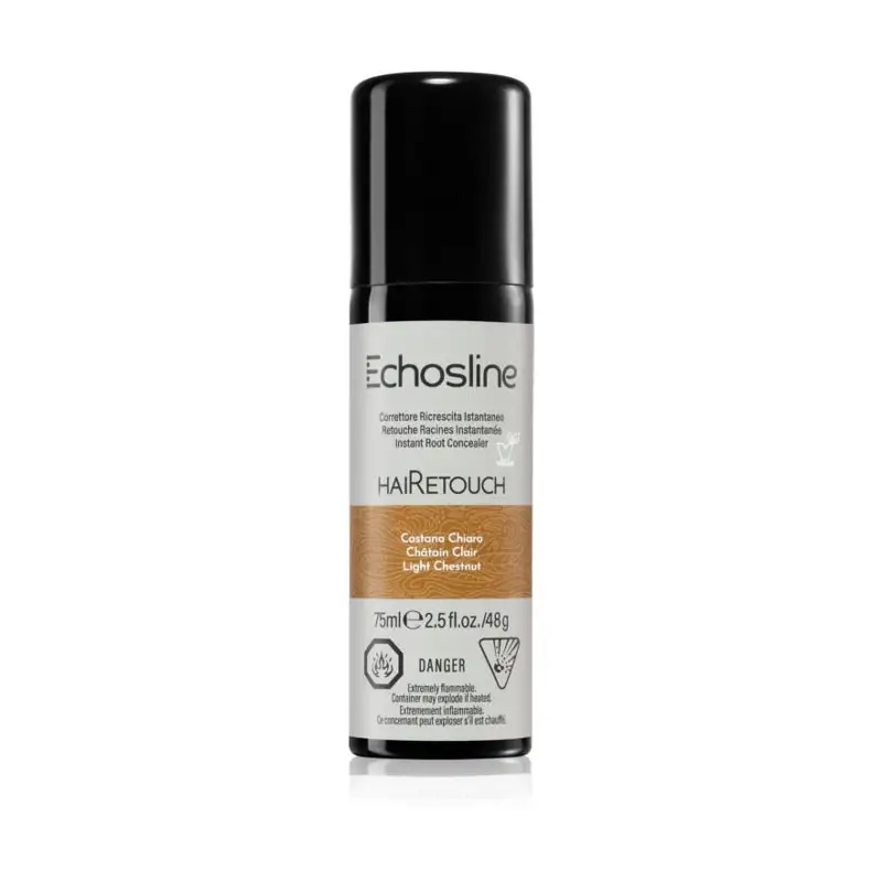 ECHOSLINE Hairetouch Correttore Ricrescita Istantaneo Castano Chiaro Vegan 75ml