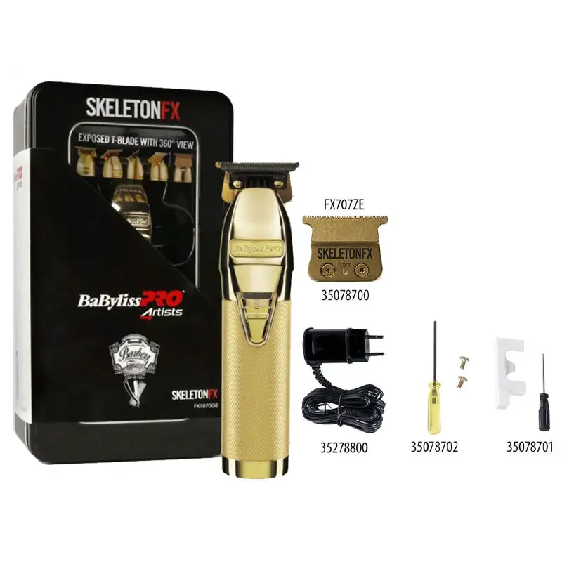 BABYLISS Pro Professional Trimmer Skeleton Gold Fx7870ge
